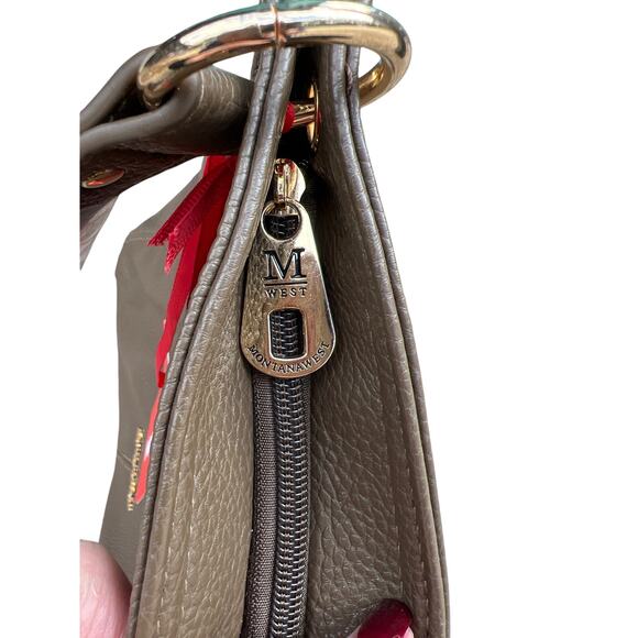 Montana West Brown Shoulder Bag - Picture 4 of 8